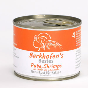 Barkhofen´s Pute Shrimps Napf Express Hundefutter Dosenfutter Katzenfutter Katzenfutter online kaufen